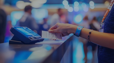 Self-Checkin-Stationen für Kongresse, Tagungen, Messen, Firmen­veranstaltungen